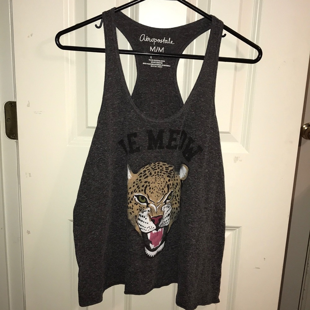 Le Meow racer back tank top